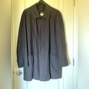 Men Trench Coat with Inlay